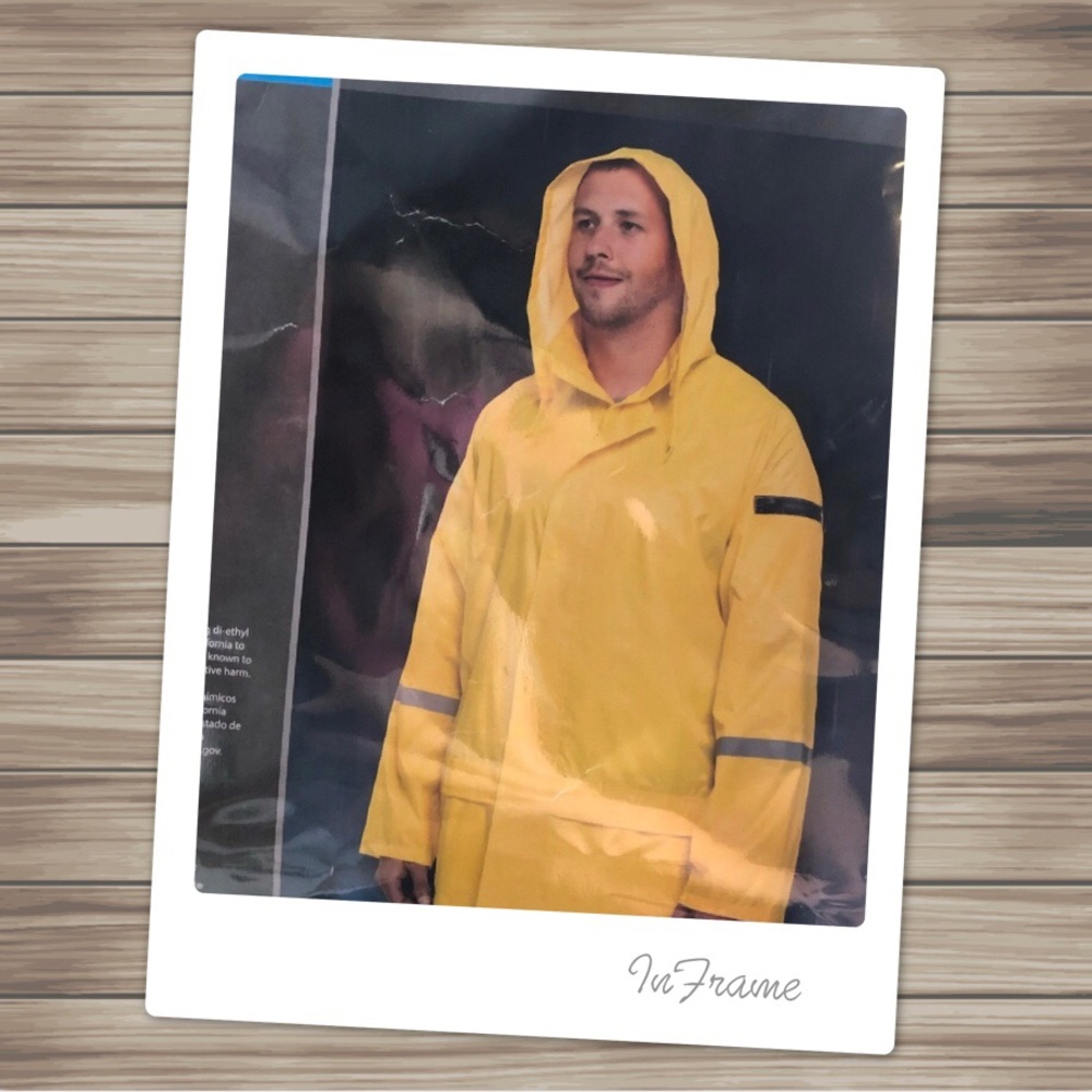 Westchester Hooded Yellow Rain Jacket